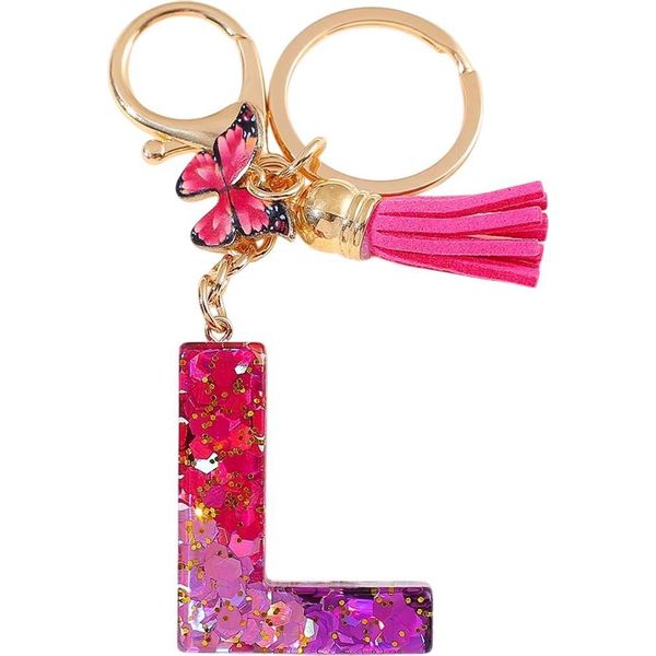 Portachiavi Alfabetico - L/Rosa/Motley KP37956-image
