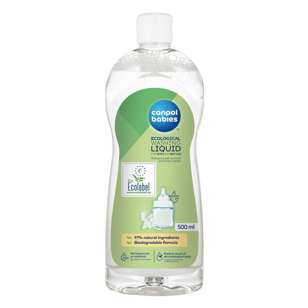 Canpol Babies Liquido Ecologico Per Il Lavaggio Di Tettarelle E Biberon 500 Ml, 1/500-image