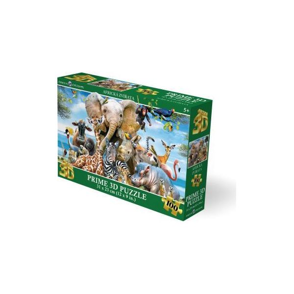 Prime 3D Puzzle African Smile 3D 63 Pezzi-image