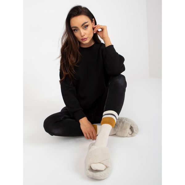 Felpa Con Cappuccio Ex Moda Donna Prynesse Nero Universal-image