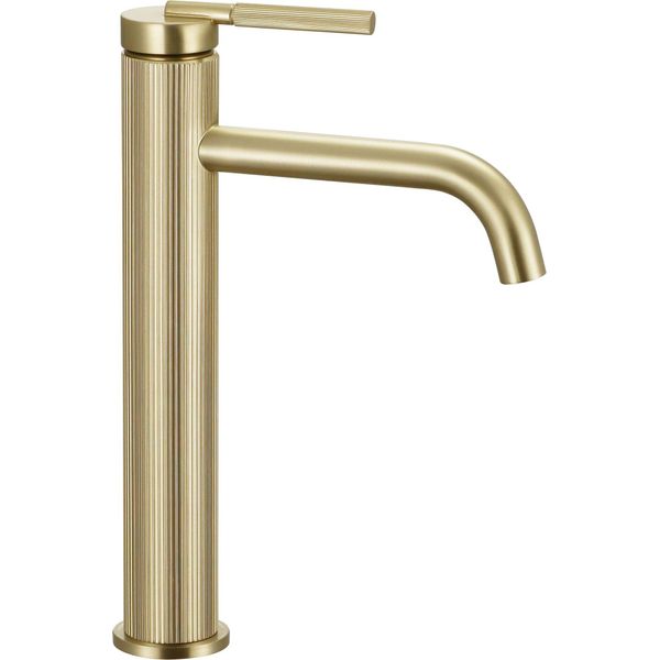 Rubinetto Per Lavabo Rea Js-B348-1Bg Argon High Brush Oro-image