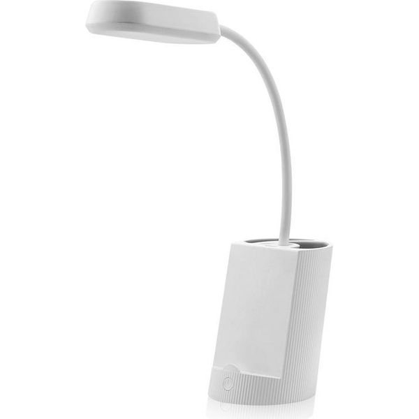 Inf Lampada Da Tavolo A Led Per La Protezione Degli Occhi Per Studenti E Casa Bianco-image