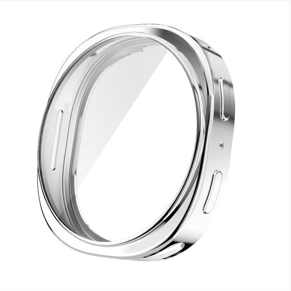 Inf Custodia Protettiva Nera Da 40 Mm In Tpu Per Samsung Galaxy Watch 8 D'argento S-image