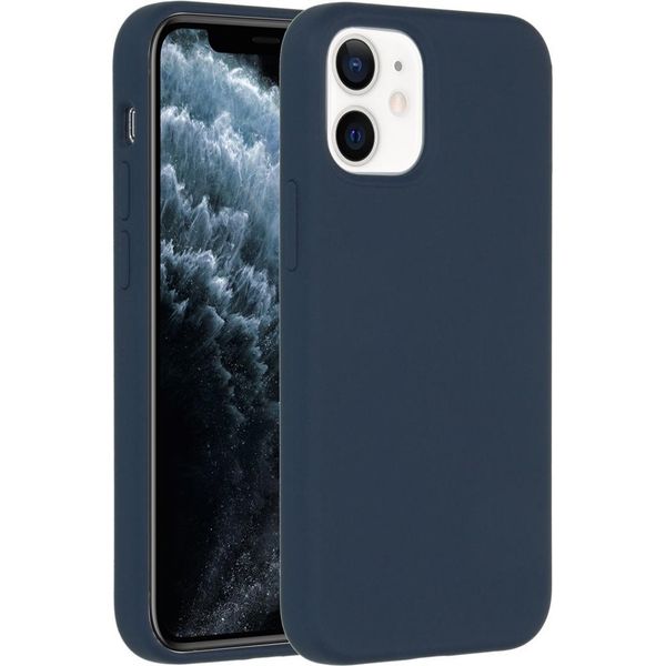 Custodia Per Iphone 12 Mini - Silicone - Custodia/Copertura Morbida Accezz - Blu Scuro-image