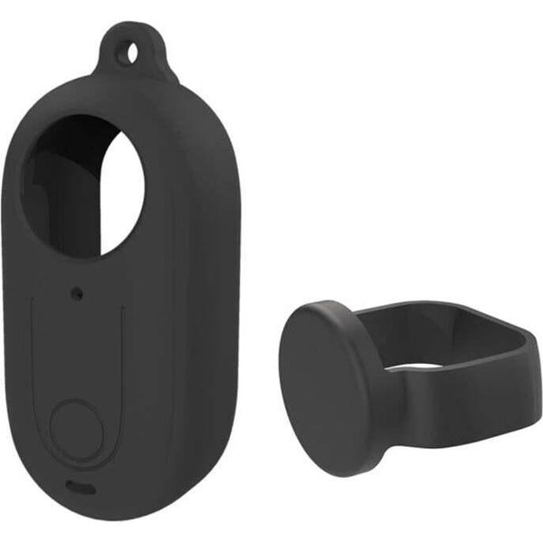 Custodia In Silicone Puluz Con Protezione Della Fotocamera Per Insta360 Go 3, Nero-image