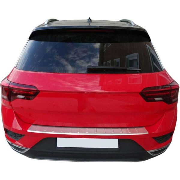 Acciaio Inox Opaco Protezione Paraurti Per Vw T-Roc (A11) Da 2017- Con Bisello-image