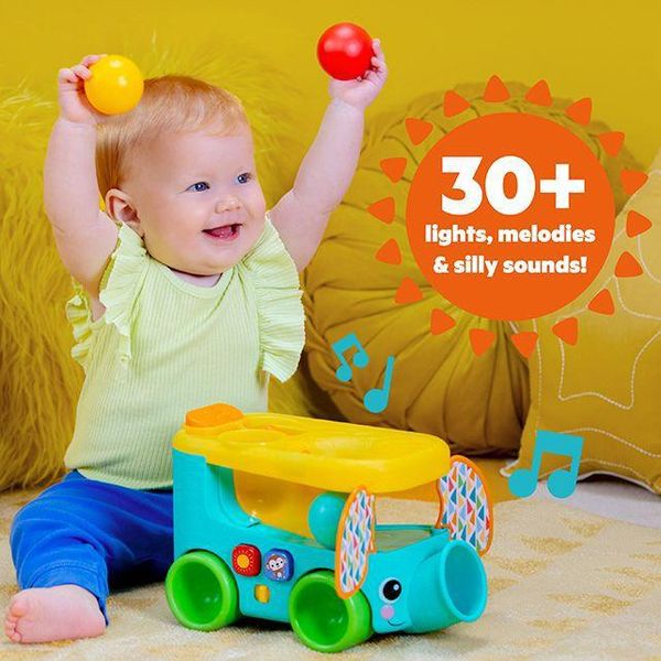 Bright Starts Pop & Roll Safari Bus™ 6M+-image