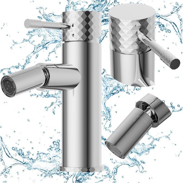 Granitan | Miscelatore Per Bidet Glami - Cromo - Design Elegante - Manipolazione Ergonomica - Bocca Girevole-image
