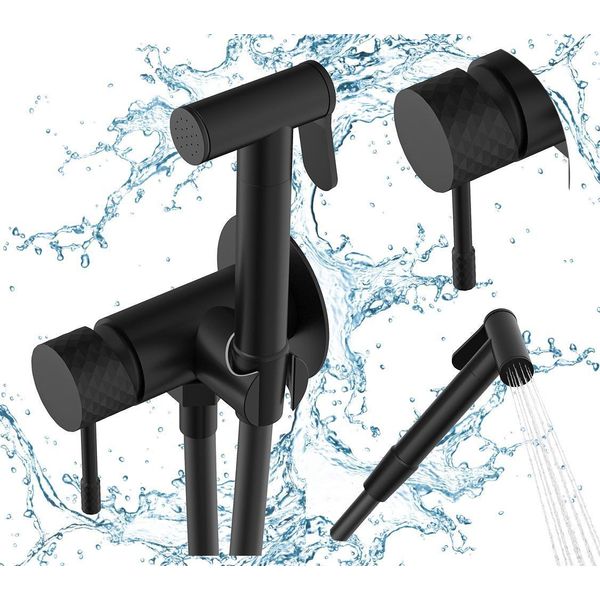 Rubinetto Per Bidet Da Incasso Granitan | Glami - Nero - Ergonomico, Elegante, Moderno, Igienico-image