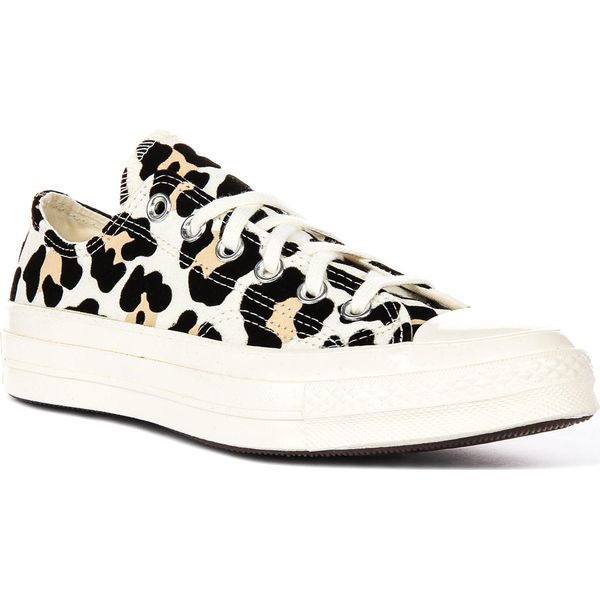 Converse Chuck 70S A14946C In Stampa Leopardo Per Le Donne - 4.5 Uk - 37 Eu - 6.5 Us / Nero Beije-image
