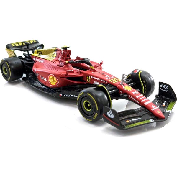 Bburago 18-36832 - Modellino Di Auto - Ferrari F1-75 Sainz #55 Versione Monza (Scala 1:43)-image