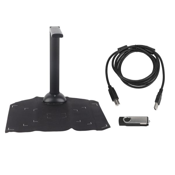 Scanner Di Documenti E Libri Da 10MP Con Ocr - Fotocamera Usb Pieghevole Per Documenti A3/A4, Proiezione In Tempo Reale, Multilingue-image