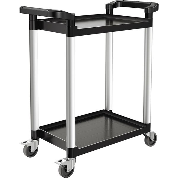 Succebuy Carrello Multiuso 136 Kg Carrello Di Servizio A 2 Livelli Carrello Porta Attrezzi 800X410X945 Mm-image