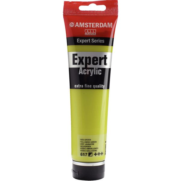 Amsterdam Serie Expert Tubo Di Vernice Acrilica 150 Ml Giallo Verde 617-image