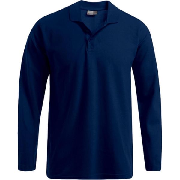 Promodoro 4600 | Polo Uomo Manica Lunga Pesante - Colore: Navy - Taglia: 4XL-image