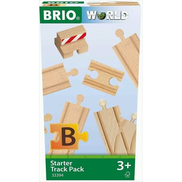 Brio® 33394 Brio® Schienen Starter Pack B Spielzeugeisenbahnen-ZubehöR-image