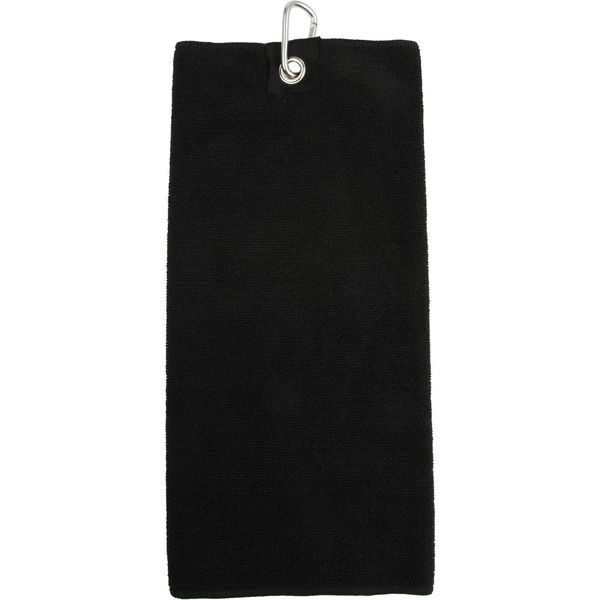 Asciugamano Da Golf In Microfibra Towel City PC3036 (Taglia Unica) (Nero)-image