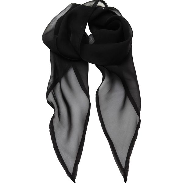 Sciarpa / Scialle In Chiffon Da Donna Premier RW2828 (Taglia Unica) (Nero)-image