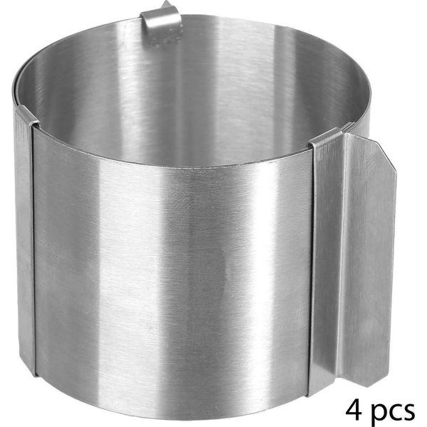 5 Five Simply Smart - 4 Piccoli Stampi Espandibili In Acciaio Inox-image