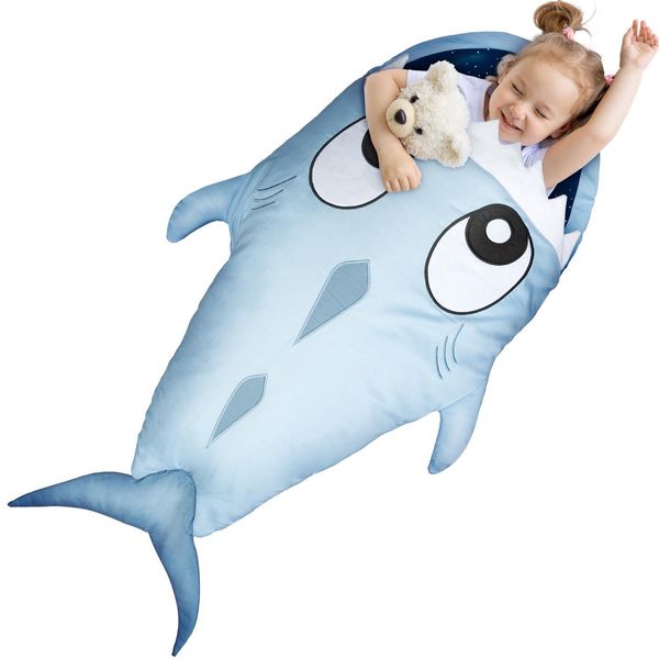 Sacco A Pelo Per Bambini - Squalo-image