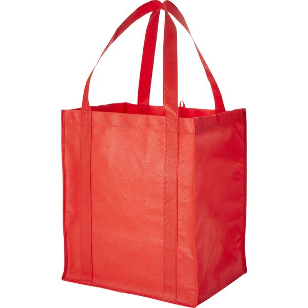 Borsa Per La Spesa Liberty, In Tessuto Non Tessuto (2 Pezzi/Confezione) PF2572 (33 X 25,4 X 36,8 Cm) (Rosso)-image