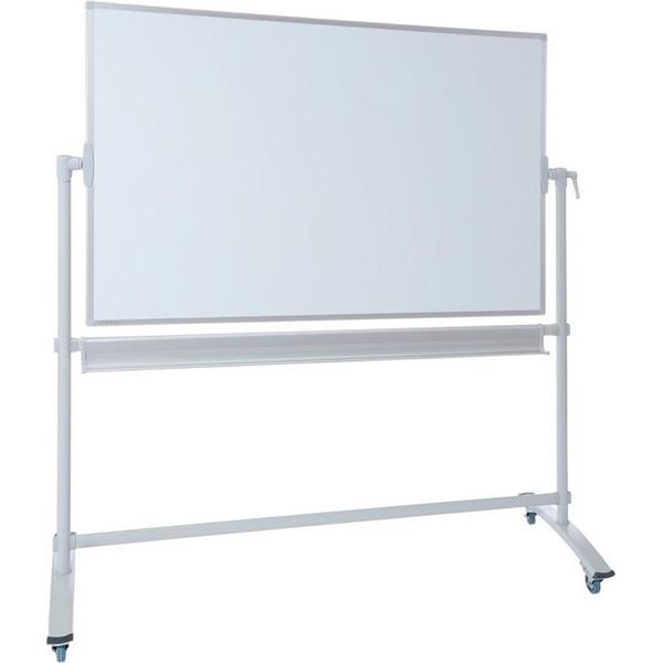Lavagna Bianca Dahle Basic 100 X 150 Cm Mobile, Dipinta Di Bianco Su Entrambi I Lati-image