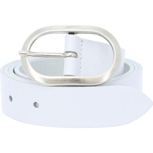 Vanzetti Pelle Cintura Classics 30Mm Leather Belt W100 White Bianco-image