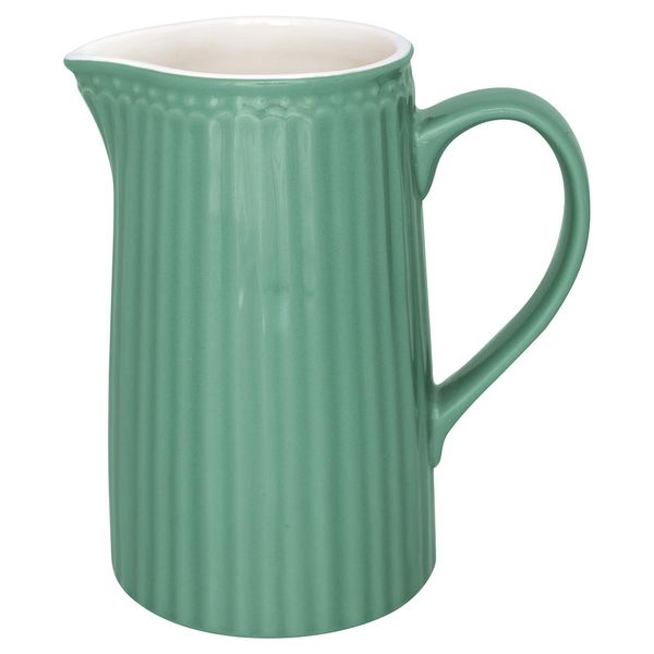 Caraffa Greengate Caraffa Verde Alice 1 Litro Caraffa Per La Tavola Di Tutti I Giorni Verde Polveroso-image