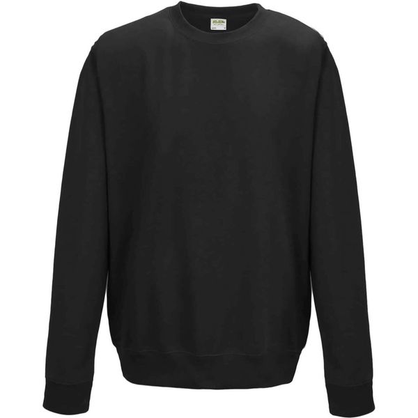 Awdis Just Hoods Awdis Unisex Felpa Tinta Unita A Girocollo (280 Gsm) PC2103 (5XL) (Nero)-image