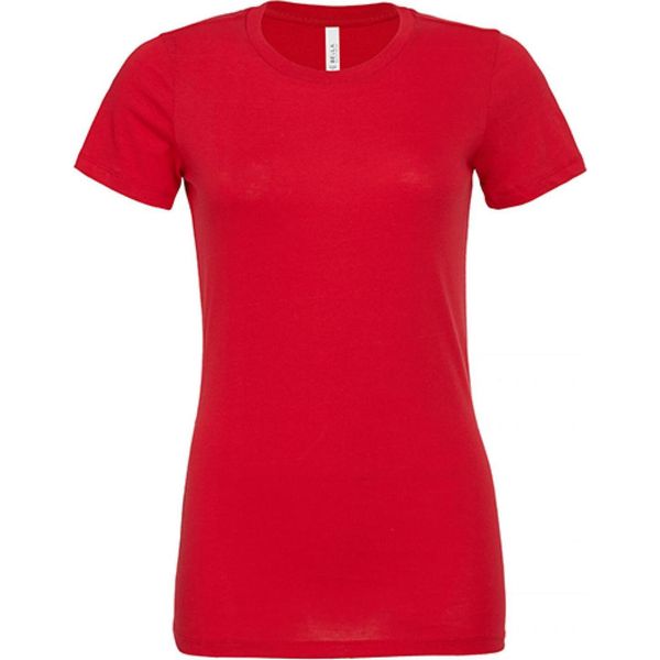 Bella 6400 | Maglia Donna Rilassata A Maniche Corte - Colore: Rosso - Taglia: M-image