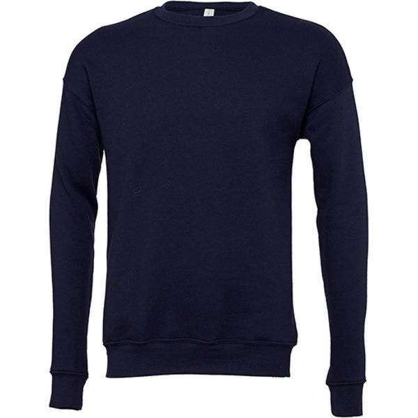 Canvas 3945 | Pile Uomo Sweat Drop Shoulder - Colore: Navy - Taglia: Xxl-image