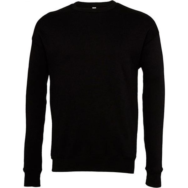 Canvas 3945 | Pile Uomo Sweat Drop Shoulder - Colore: Nero - Taglia: M-image