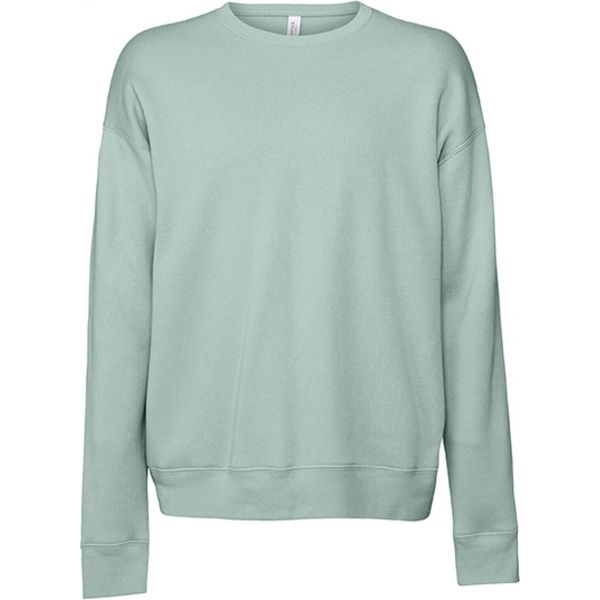 Canvas 3945 | Pile Uomo Sweat Drop Shoulder - Colore: Dusty Blue - Taglia: Xs-image
