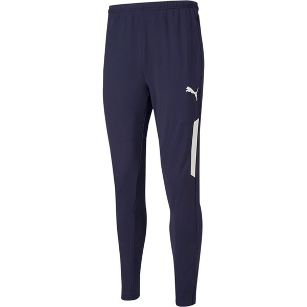 Puma Teamliga Pantaloni Da Allenamento Pro Uomo Blu Scuro Bianco Taglia Xxl-image