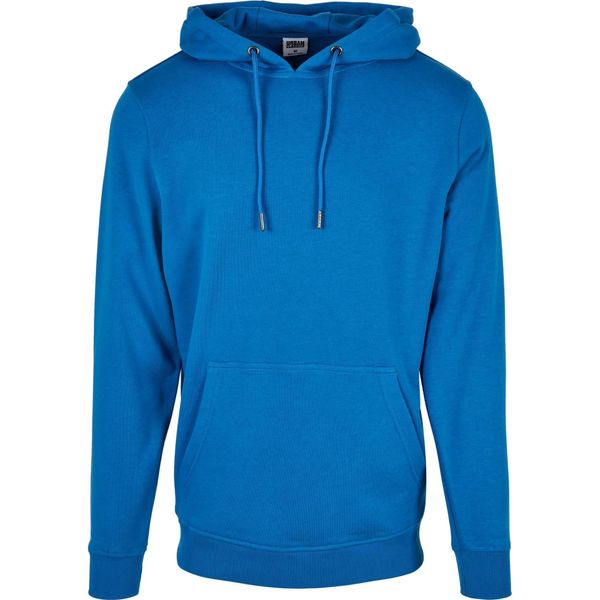 Urban Classics TB3488 | Felpa Con Cappuccio Basic Terry Uomo - Colore: Blu Sportivo - Taglia: M-image