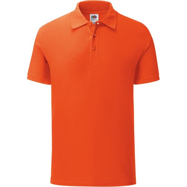 Fruit Of The Loom Herren Poloshirt Iconic RW6516 (M) (Arancione)-image