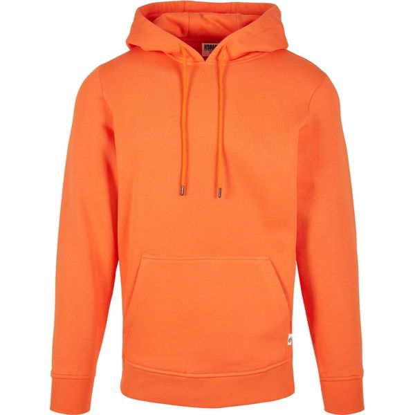 Urban Classics TB3086 | Felpa Con Cappuccio Basic Organic Uomo - Colore: Mandarino - Taglia: S-image