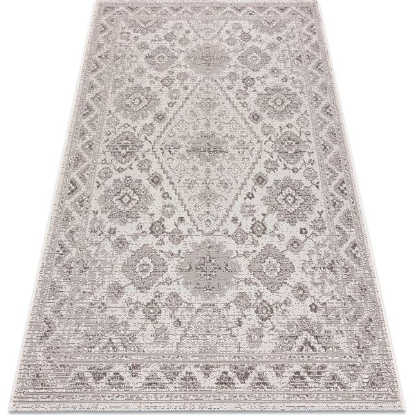 Tappeto Color 19521260 Sisal Ornement, Telaio Beige Beige 120X170 Cm-image
