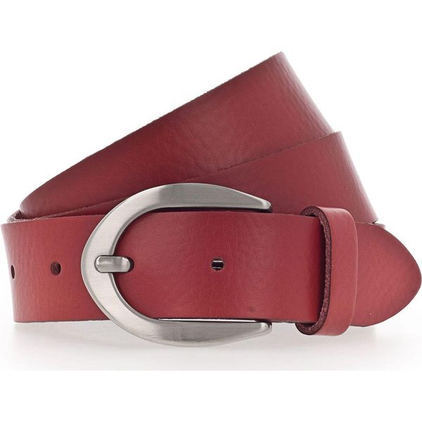 Vanzetti Pelle Cintura Neon Booster 30Mm Full Leather Belt W110 Red Rosso-image