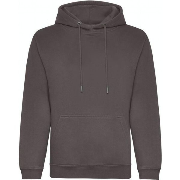 Awdis - Felpa Con Cappuccio, Biologica Per Uomo PC4386 (L) (Antracite)-image