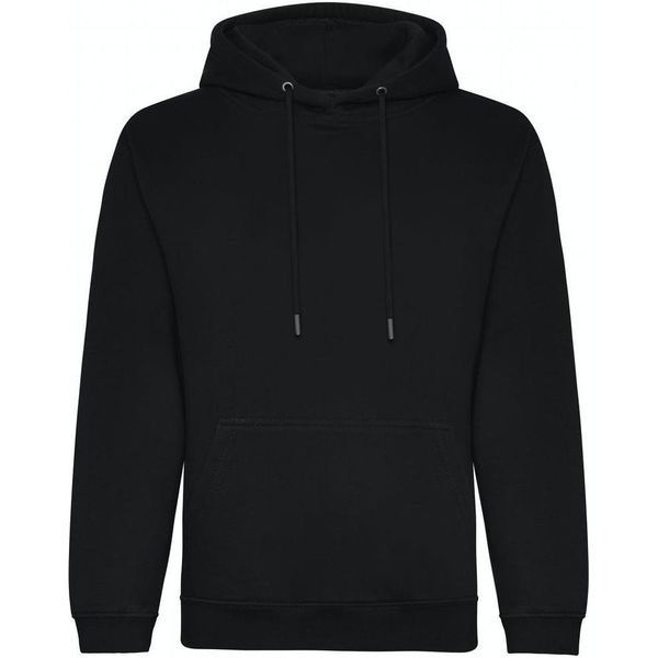 Awdis - Felpa Con Cappuccio, Biologica Per Uomo PC4386 (M) (Nero)-image
