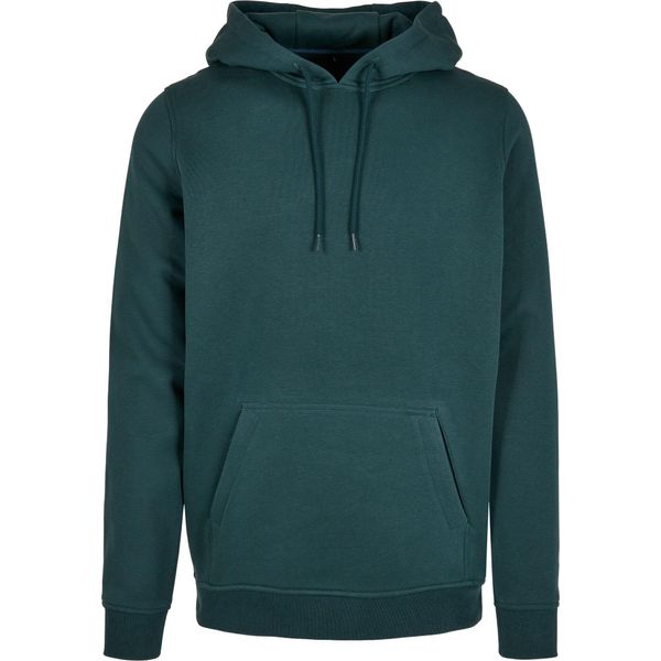 Felpa Con Cappuccio Build Your Brand Uomo RW5681 (Xl) (Verde Bottiglia)-image