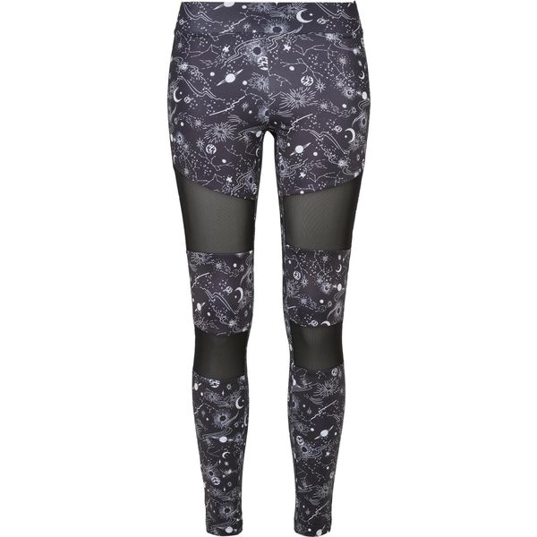 Urban Classics Donna - Leggings Universo Tech Mesh - 4XL-image