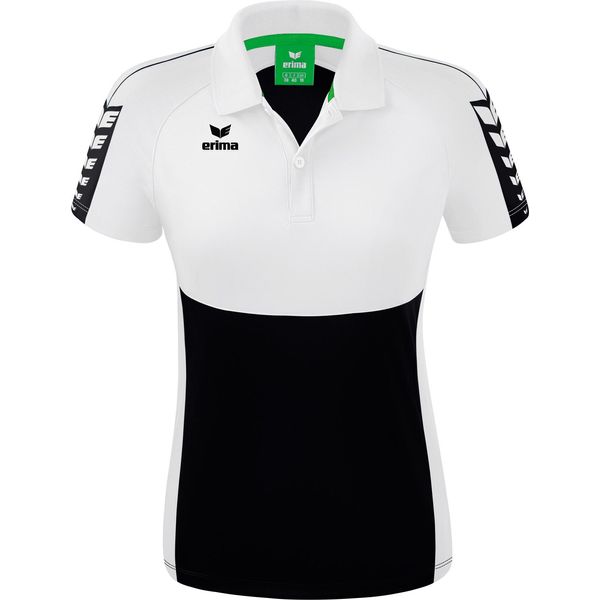 Erima Football Six Wings Polo Donna Nero Bianco Taglia 36-image