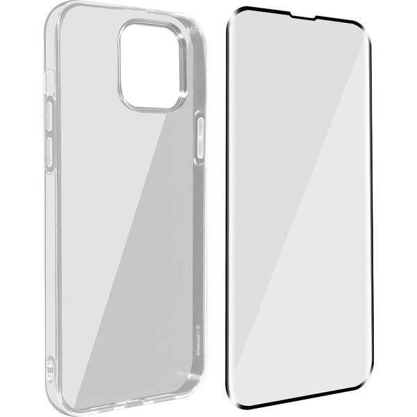 Set Di Protezione A 360° Per Apple Iphone 13 Pro Max: Custodia + Pellicola - Bordo Nero-image