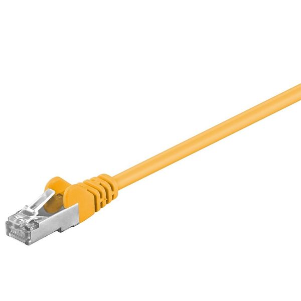 Goobay 50869 Cavo Patch Cat 5E, F/Utp, Giallo, 50 M - Miscela Di Rame Cca-image