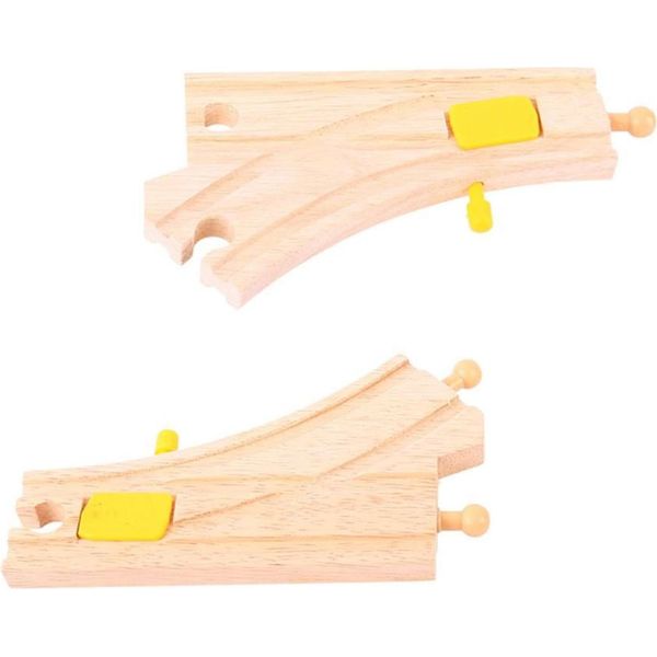 Bigjigs Binari In Legno Interruttori Meccanici, 2.-image
