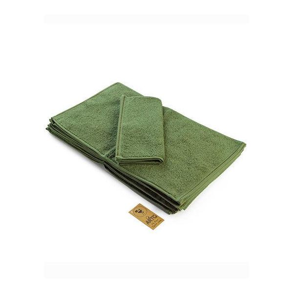 A&R 005.50 | Asciugamano Per Ospiti Asciugamano Per Ospiti / 30 X 50 Cm - Colore: Verde Militare - Dimensioni: 30 X 50 Cm-image