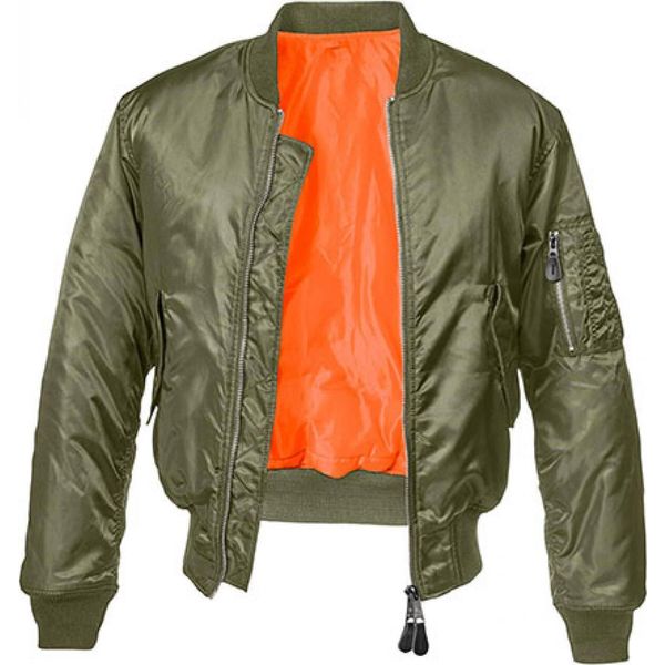 Build Your Brandit 3149 | Bomber Da Uomo, Giacca MA1 - Colore: Olive - Taglia: 3XL-image
