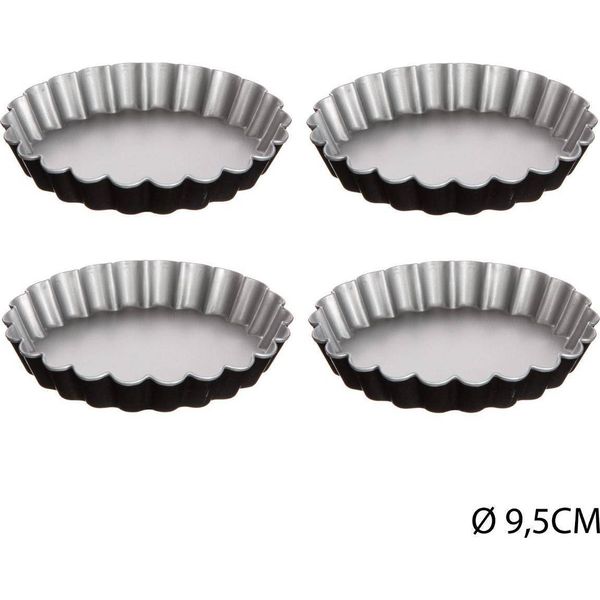 5 Five Simply Smart - 4 Tarteletteformen "Signature"" 12Cm Aus Metall"-image